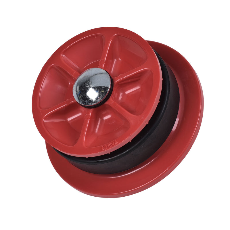 [Australia - AusPower] - Oatey 33402 Mechanical Test Plug, 3 in, 5 Psi Back, Plastic, 110 Deg F, 3-Inch, Red 