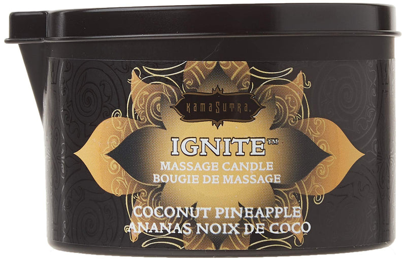 [Australia - AusPower] - Kama Sutra Massage Candle Lubricant, Coconut Pineapple, 6 Fluid Ounce 