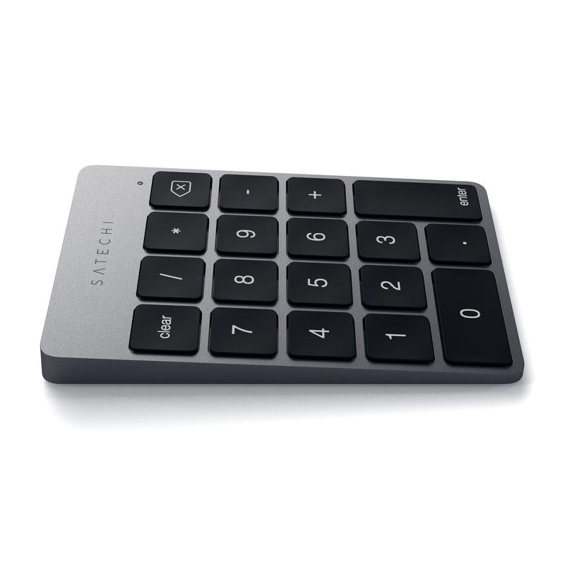 [Australia - AusPower] - Satechi Slim Aluminum Bluetooth Wireless 18-Key Keypad Keyboard Extension - Compatible with 2017 iMac, iMac Pro, MacBook Pro, MacBook, iPad, iPhone, Dell, Lenovo and More (Space Gray) Space Gray 