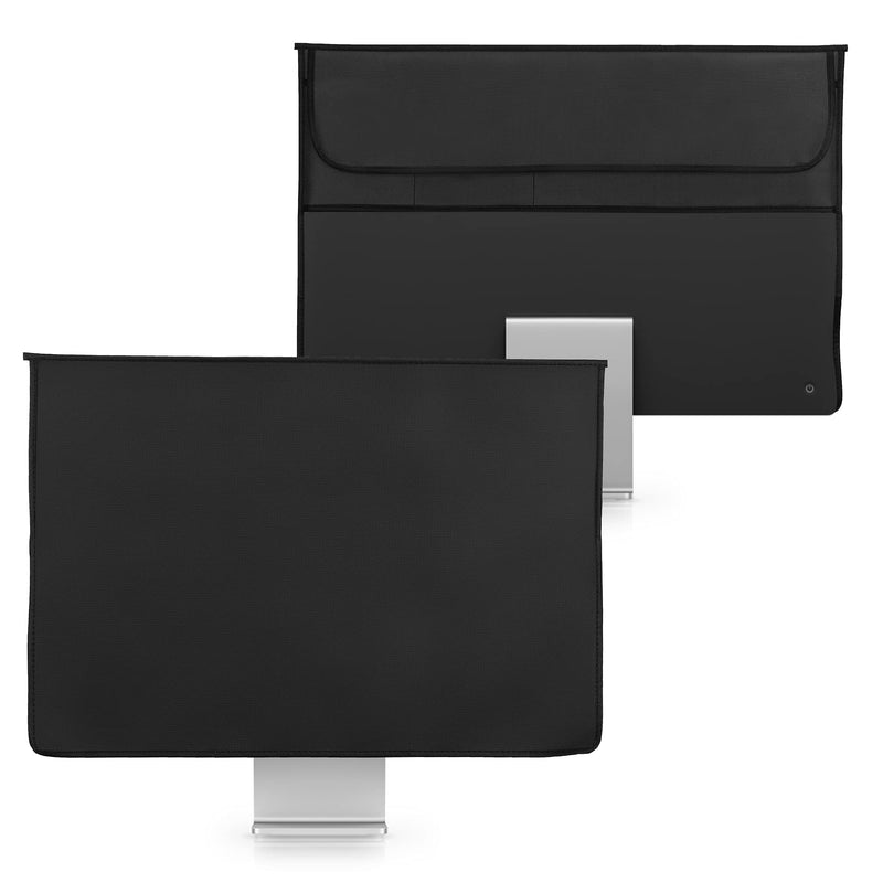 [Australia - AusPower] - kwmobile Cover Compatible with Apple iMac 24" - 4-in-1 Case for Monitor and Accessories - Black 