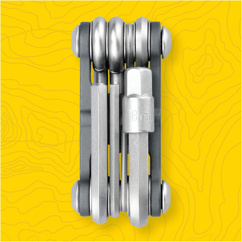 [Australia - AusPower] - Topeak The Mini 9-Function Bicycle Tool - TT2409 , Black/Silver, L x W x H ﻿﻿﻿﻿6.6 x 3.1 x 2cm / 2.6” x 1.2” x 0.8” 
