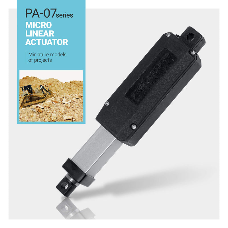 [Australia - AusPower] - PROGRESSIVE AUTOMATIONS Micro Linear Electric Actuator 12V. (0.5 in. 5 lbs.) with Brushed DC Motor. Durable & Compact Stroke for Remote Controls (RC), Robotics, Home Automation. PA-07-050-5 0.5 in. 