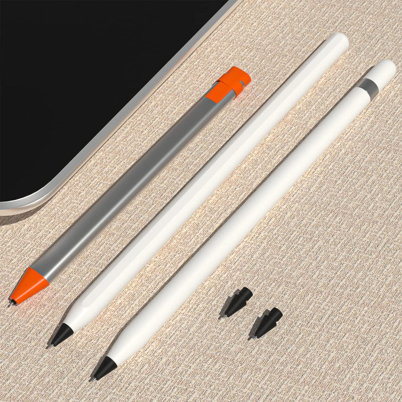 [Australia - AusPower] - Fine Point Pencil Tips Compatible with Apple Pencil Gen 1st,2nd,Worn Out Resistance Ipencil Tips,2 Pack Black 0.03 Inch 