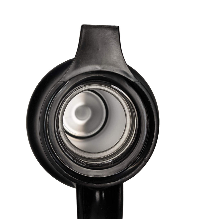 [Australia - AusPower] - Update International (SV-70) 24 Oz Black and Stainless Cream Server,Clear 