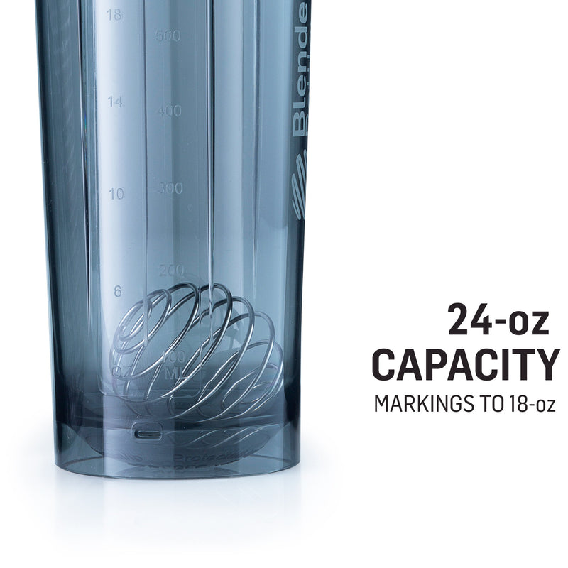[Australia - AusPower] - BlenderBottle Shaker Bottle Pro Series Perfect for Protein Shakes and Pre Workout, 24-Ounce, Black 