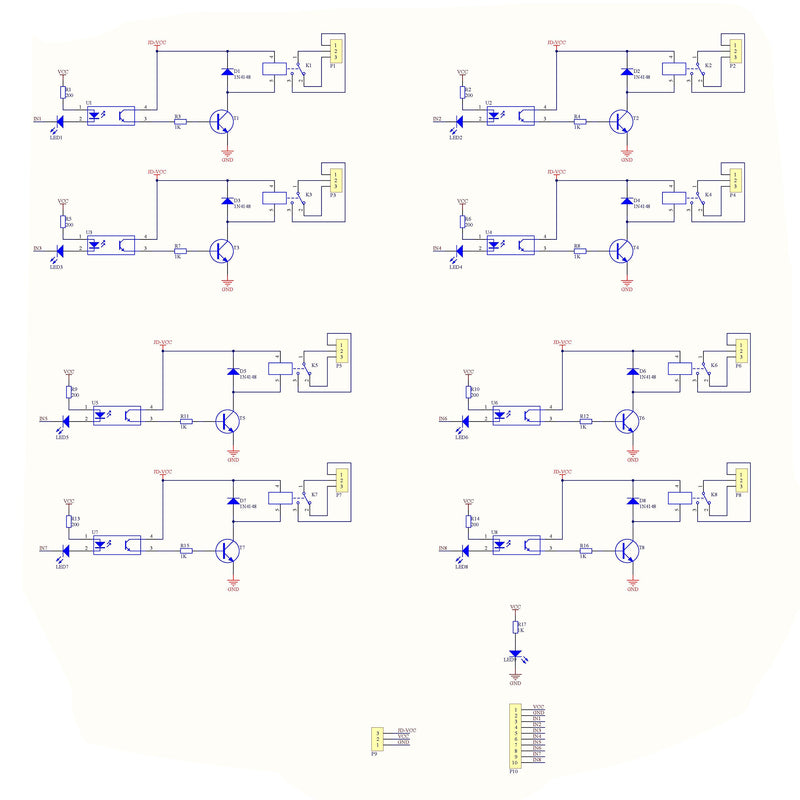 [Australia - AusPower] - HiLetgo 12V 8 Channel Relay Module with OPTO-Isolated High and Low Level Trigger 8 Ways Relay Switch Module for Arduino 