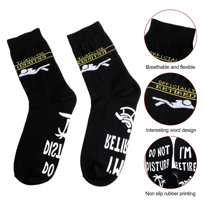 [Australia - AusPower] - Retirement Gift Set Include Funny Coffee Mug Retired Under Management See Wife for Details Coffee Mug, Heart Shape Keychain, Full Length Sock for Retired Dad and Husband Colleague Leaver (Vivid Style) Vivid Style 