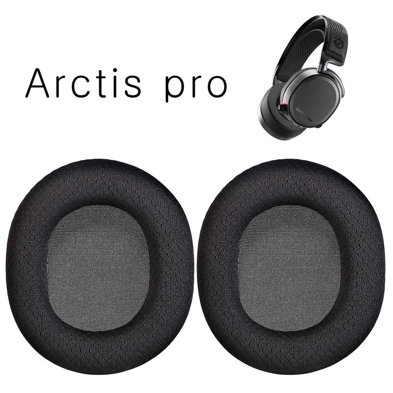 [Australia - AusPower] - Jewaytec Replacement Ear Pads for SteelSeries Arctis Pro Arctis 5 Arctis 3 Memory Foam Earpads Wireless Game Headphone -Black 