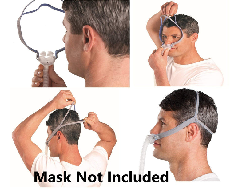 [Australia - AusPower] - Organic Deal CPAP Headgear Strap Compatible with ResMed AirFit P10 CPAP Mask - ResMed CPAP Supplies Option - Mask Straps for P10 CPAP Pillow Mask - CPAP Headgear AirFit P10 (Mask Not Included) 