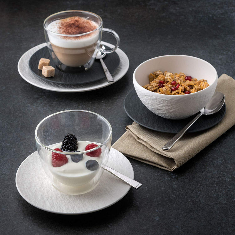 [Australia - AusPower] - Villeroy & Boch Manufacture Rock Blanc Rice Bowl, 20.25, Premium Porcelain, White 