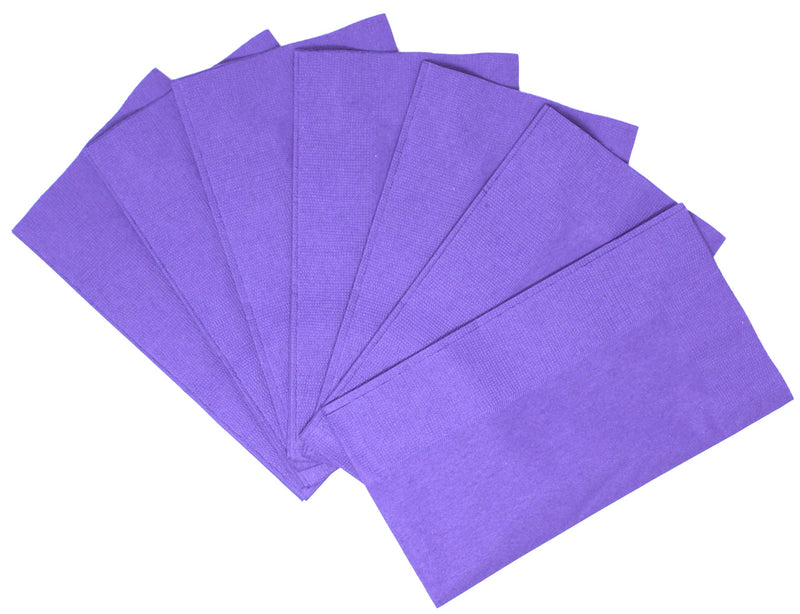 [Australia - AusPower] - Purple Dinner Napkin, Choice 2-Ply, 15" x 17" - 125/Pack 125 Count (Pack of 1) 