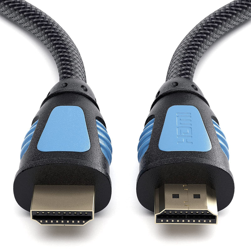 [Australia - AusPower] - HDMI Cable 6FT HDMI 2.0 (4K@60fps), High Speed with Ethernet 18Gbps, Audio Return, Video 4K 2016P HD, 1080P 3D, Blue-ray, Support TV, Xbox, PS3, PS4, HDTV 
