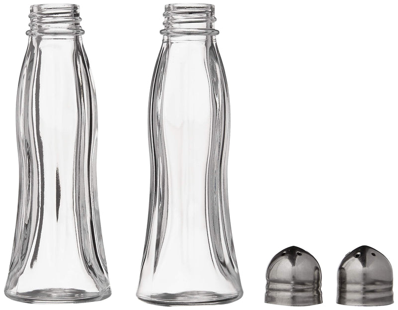 [Australia - AusPower] - Pasabahce Salt And Pepper Shaker with Metal Lids 