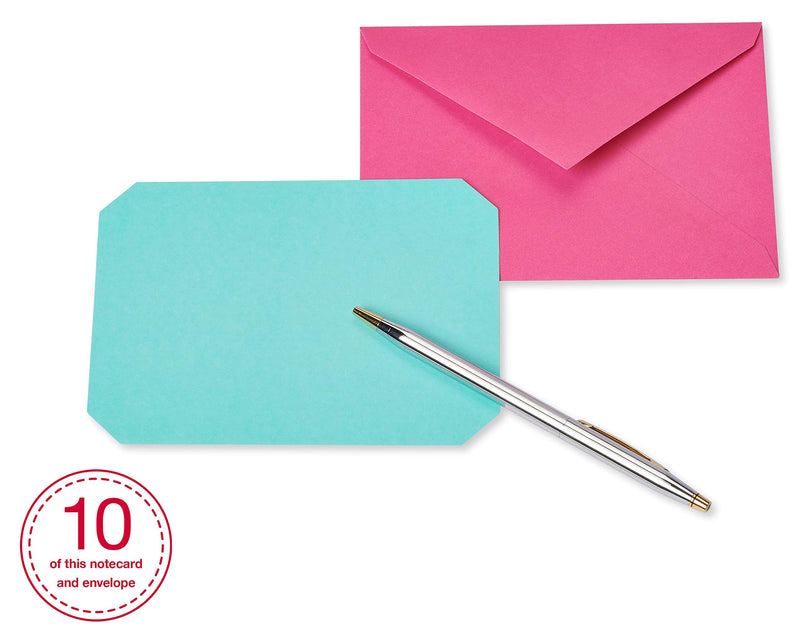 [Australia - AusPower] - American Greetings Single Panel Blank Cards with Envelopes, Bright (40-Count) Shapes and Patterns 