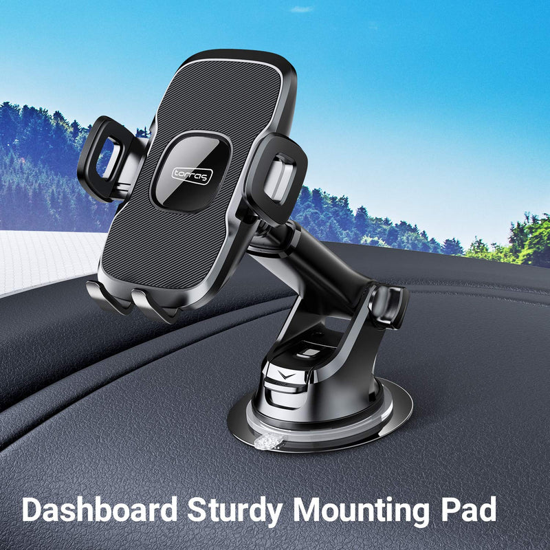 [Australia - AusPower] - TORRAS Adhesive Sticky Pad Mounting Disk for Car Dashboard, Suction Cup Pad for Cell Phone Holder Car Mount with 80mm Diameter-One Pack 