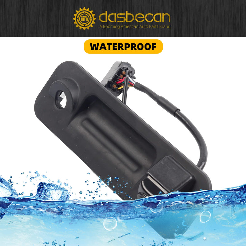 [Australia - AusPower] - Dasbecan Backup Camera Rear View Parking Camera Compatible with Hyundai Sonata 2015 2016 2017 Back Up Park Assist Camera Replaces 95760-E6201 95760-C2101 