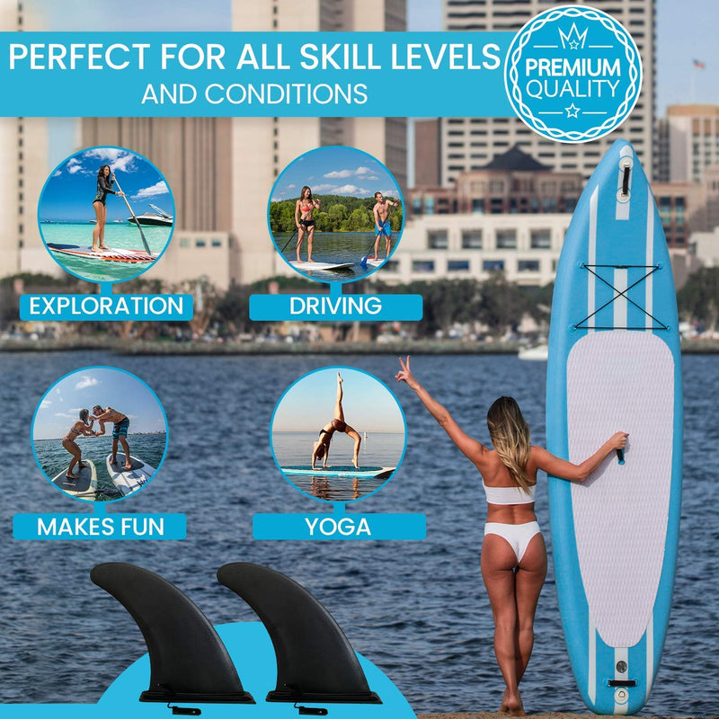 [Australia - AusPower] - Aqua 9" Surfboard Fin – Inflatable Paddleboard Fin – Quick Release Detachable Longboard Center Fin – Easy DIY No-Tool Installation – Improves Stability – Ideal for Beginners and Pros 