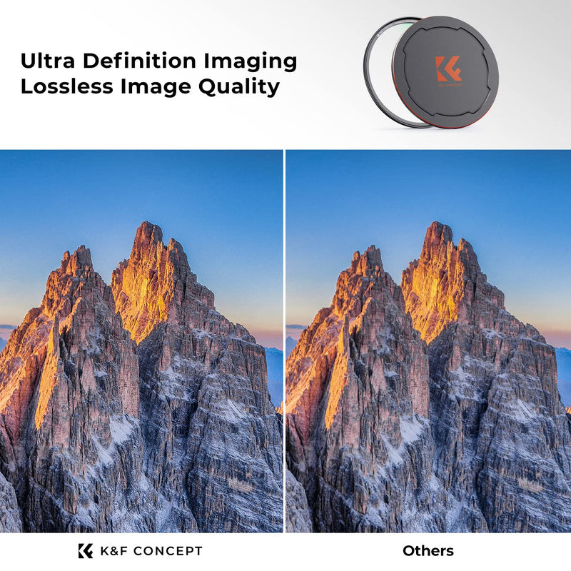 [Australia - AusPower] - K&F Concept 82mm Magnetic MC UV Lens Protection Filter + Lens Filter Cap with 28 Multi-Layer Coatings Waterproof/Scratch Resistant Ultra-Slim UV Filter for Camera Lens (Nano-X Series) 