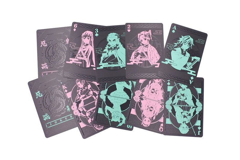 [Australia - AusPower] - ensky Demon Slayer: Kimetsu No Yaiba Black Playing Cards 