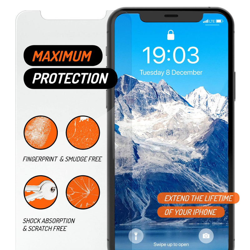 [Australia - AusPower] - Power Theory Screen Protector for iPhone 11/iPhone XR Tempered Glass [2-Pack] with Easy Install Kit [Case Friendly][6.1 Inch] 