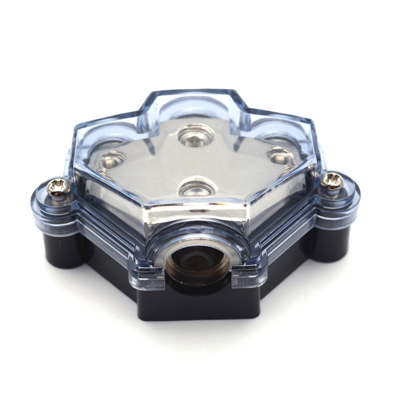 [Australia - AusPower] - S SYDIEN 3 Ways Car Audio Stereo Amp Power/Ground Distribution Block Cable Splitter , 1x4 Gauge Input 3x8 Gauge Output 1 in 3 Out 