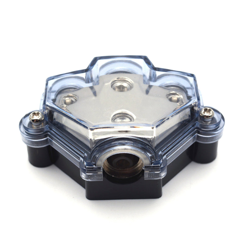 [Australia - AusPower] - S SYDIEN 1Pc 3 Ways Car Audio Stereo Amp Power/Ground Distribution Block Cable Splitter , 1x4 Gauge Input 3x8 Gauge Output 