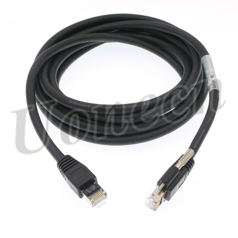 [Australia - AusPower] - Uonecn Data Transmission GigE Cat6 Cable RJ45 Plug Ethernet for CCD Industrial Camera 3 Meters 