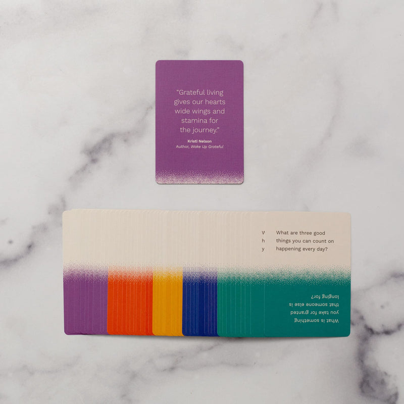 [Australia - AusPower] - Holstee Gratitude Cards | A Deck of Questions to Inspire Grateful Living 