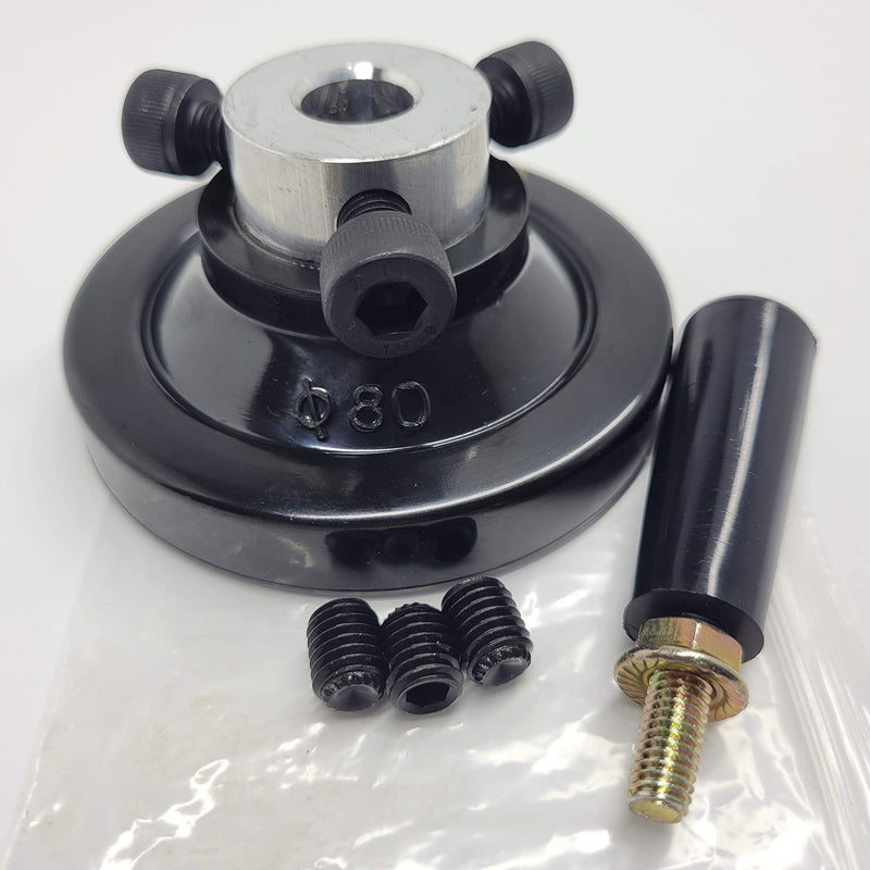 [Australia - AusPower] - OD 80mm ID 12.7mm Ultimate Handwheel can be Assembled and Used in Just One Minute on All Shafts Smaller Than That, Including 1/2 inch. 