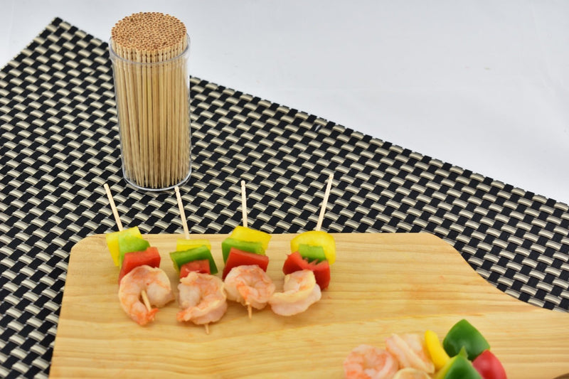 [Australia - AusPower] - Gmark Premium 4" Kokeshi Toothpicks Skewers 500ct (2 Packs of 250) Extra long toothpicks for appetizers GM1034 4 Inch 