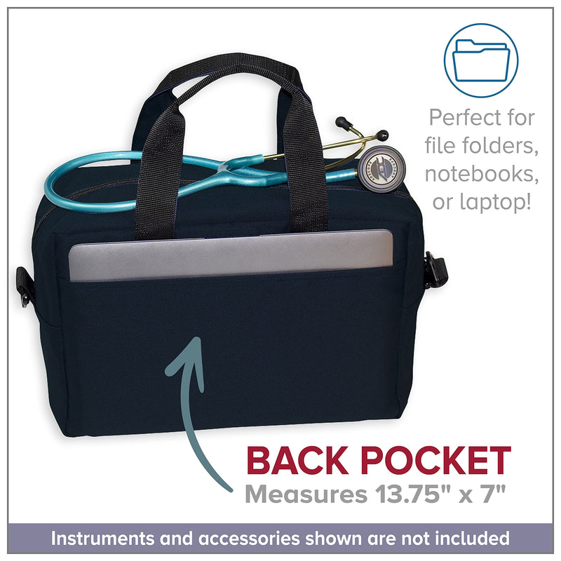 [Australia - AusPower] - ADC - 1024BK 1024 Nurse/Physician Nylon Medical Equipment Instrument Bag, Black 