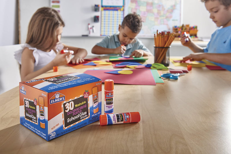 [Australia - AusPower] - Elmer's All Purpose School Glue Sticks, Washable, 7 Gram, 30 Count 