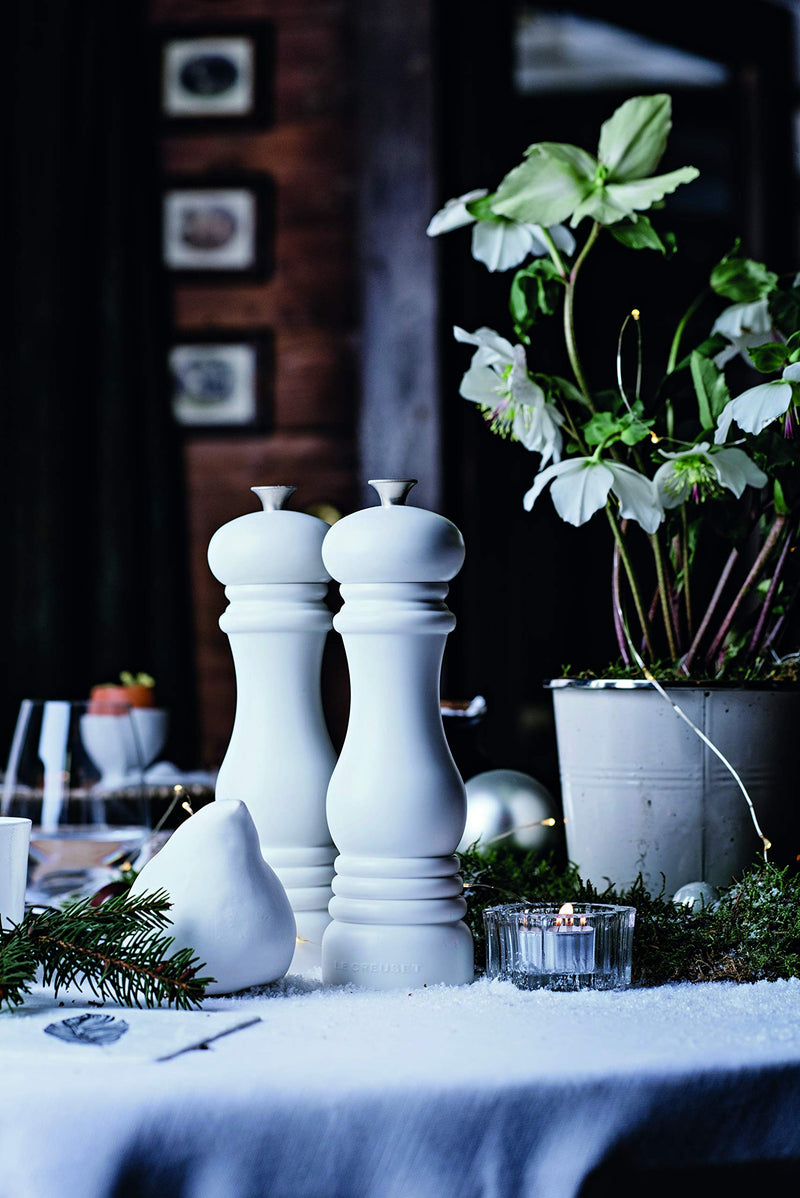[Australia - AusPower] - Le Creuset Pepper Mill, 8" x 2 1/2", White 