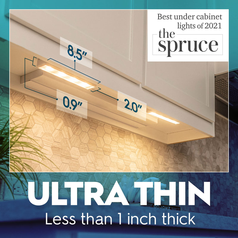 [Australia - AusPower] - Brilliant Evolution Wireless LED Stick On Light, Under Cabinet Lights Battery Operated, Under The Counter Lights for Kitchen, Under Counter Light, Closet Lights, Sink Light, Push Light, Tap Light 1 
