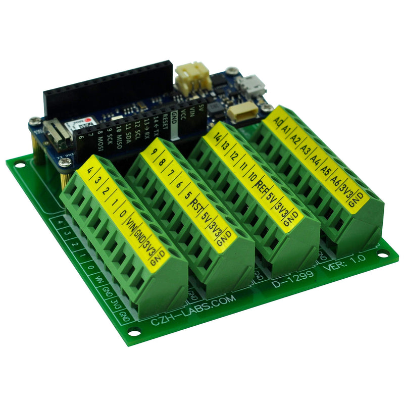 [Australia - AusPower] - CZH-LABS Screw Terminal Block Breakout Module Board for Arduino MKR. 