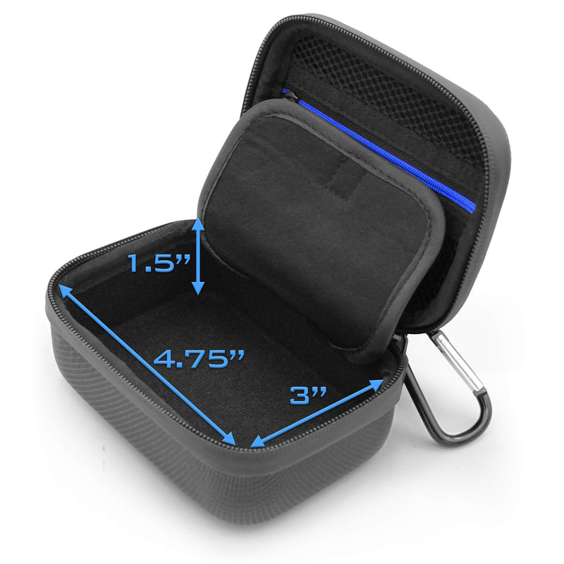 [Australia - AusPower] - CASEMATIX Hard Shell Travel Case Compatible with Garmin eTrex 10, 22x, 30x, Touch 35 and More - Protective Carrying Case with Lanyard and Carabiner for Handheld GPS up to 4.75" 