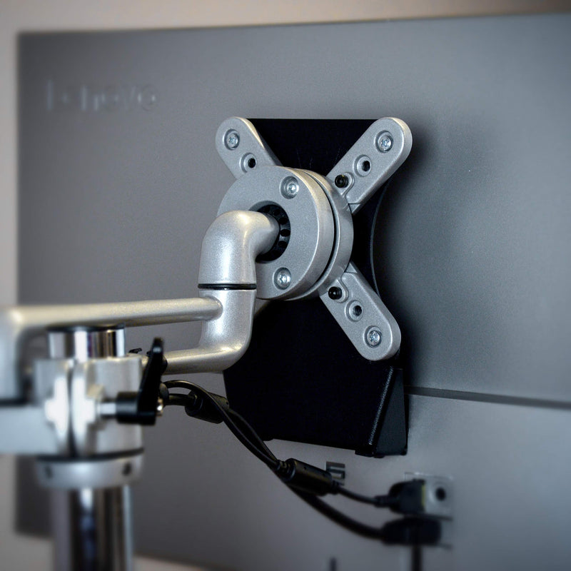 [Australia - AusPower] - Gladiator Joe Monitor Arm/Mount VESA Bracket Adapter Compatible with Lenovo L24q-10, L24q-20, L24i-10, L24i-20 | Laser Cut | 100% Made in North America 