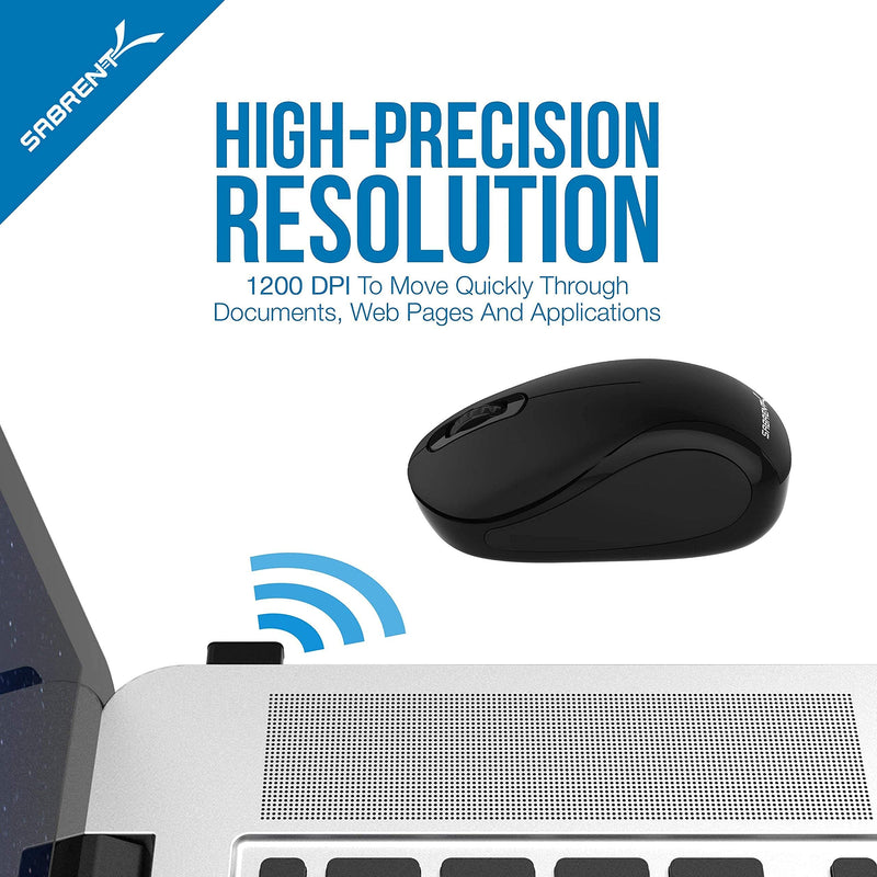 [Australia - AusPower] - Sabrent 60W 10-Port USB 3.0 Hub + Mini Travel 2.4GHz Wireless Mouse with Nano Receiver 