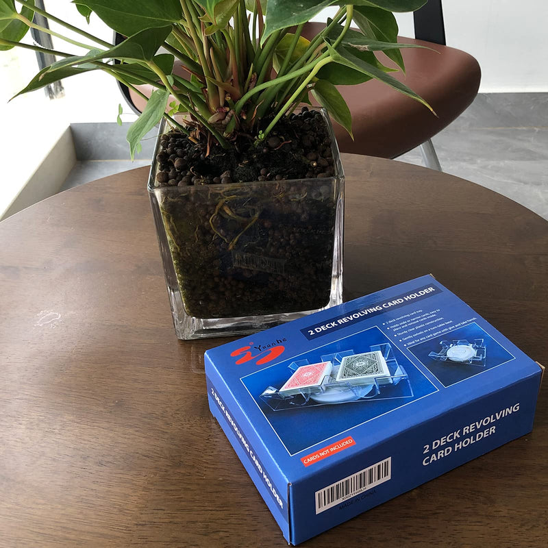 [Australia - AusPower] - Yuanhe 2 Deck Rotating-Revolving Playing Card Tray, Card Holder 