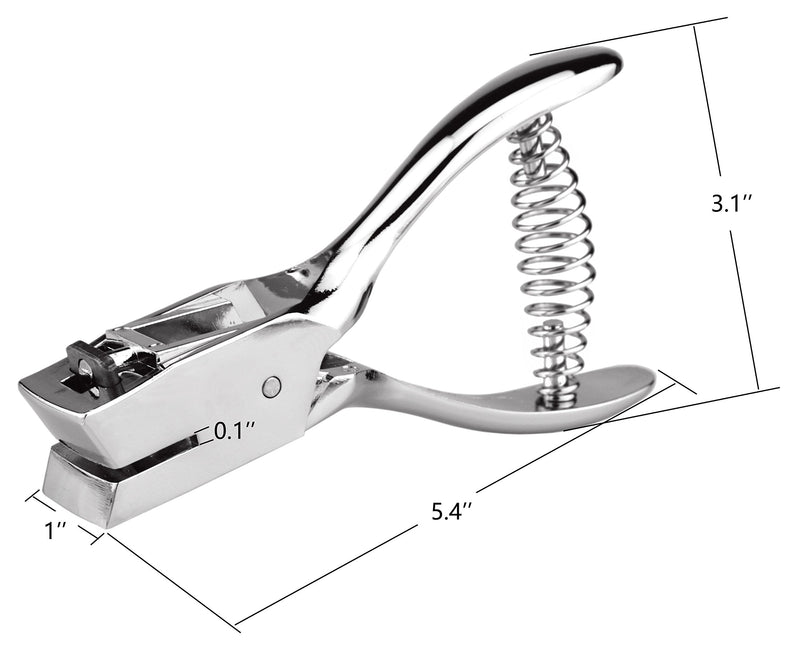 [Australia - AusPower] - Samyo Hand Held ID Card Slot Hole Punch Metal Puncher Plier Punching Tool for ID Card Badge PVC Photo Tag Classic 