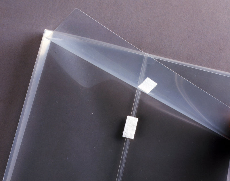 [Australia - AusPower] - Lion Vel-Close-R Clear Poly envelopes with Gusset, 12 x 12 Inches, 6 EA/Pack, 1 Pack (22060-CR) 12x12 inches Top/Side 