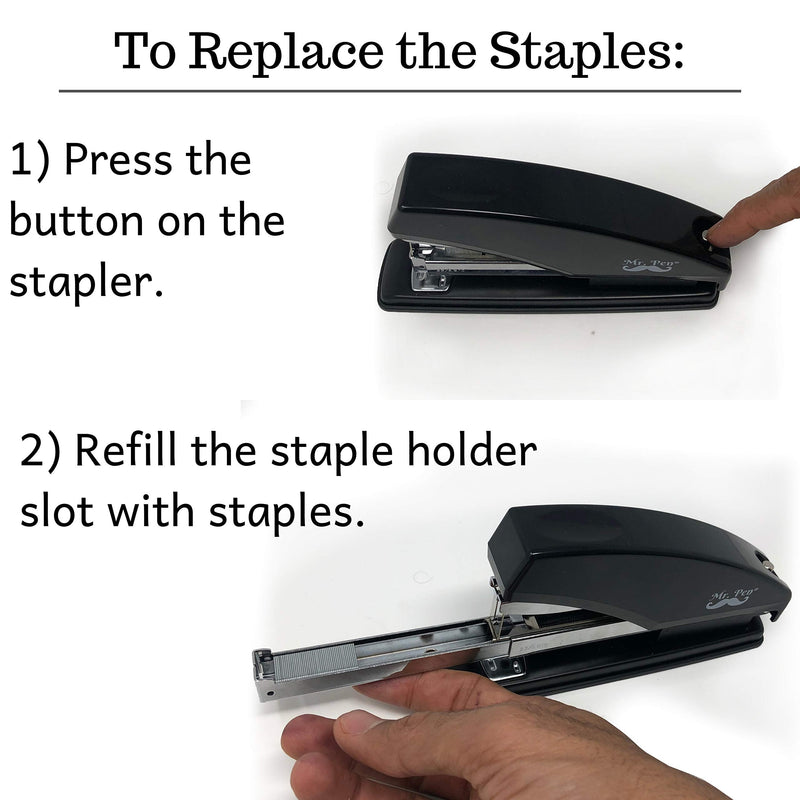 [Australia - AusPower] - Mr. Pen Heavy Duty Stapler with 3600 Staples, 60 Sheet Capacity 