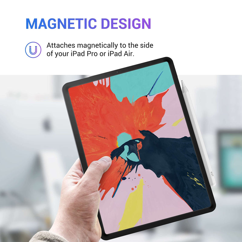 [Australia - AusPower] - Tilt Sensitivity Palm Rejection Stylus Pencil for Apple iPad(2018-2021) 6/7/8/9th Generation/ipad Pro 11(1st/2nd)/ Pro 12.9(3rd/4th)/Air 3&4/Mini 5&6, Precise Writing Drawing Active Digital Stylus Pen White 