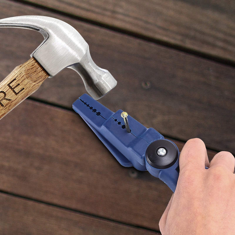 [Australia - AusPower] - Plastic Pliers, Home Tool Auxiliary Pliers, Jelanry Secure Nails Anti-smashing finger Joint Pliers for More Safety for Hammering Nails Easy to Position and Keeps Fingers Safe 