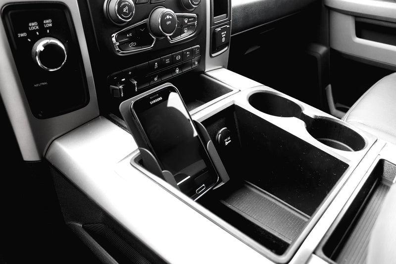 [Australia - AusPower] - RPC Phone Holder Converts The Business Card Holder Into a Cell Phone Holder in Select 2009-15 Dodge Ram Trucks - Large 