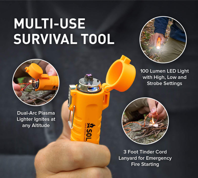 [Australia - AusPower] - S.O.L. Fire Lite Fuel Free Rechargeable Lighter 