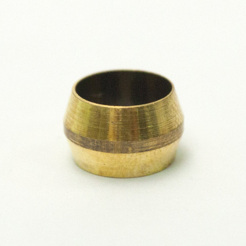 [Australia - AusPower] - LTWFITTING 5/16-Inch Brass Compression Sleeves Ferrels,Brass Compression Fitting(Pack of 50) 