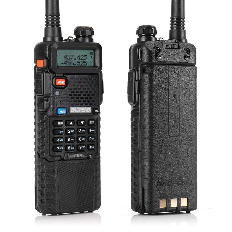 [Australia - AusPower] - BAOFENG BL-5L 3800mAh Extended Battery Compatible with UV-5R RD-5R UV-5RTP UV-5R Plus, Original Pack, Black 