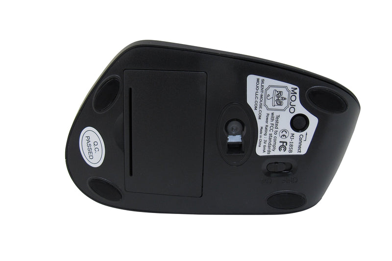 [Australia - AusPower] - MOJO Silent Bluetooth Vertical Mouse - Wireless Optical Ergonomic Mouse w/Adjustable Sensitivity Bluetooth Only 