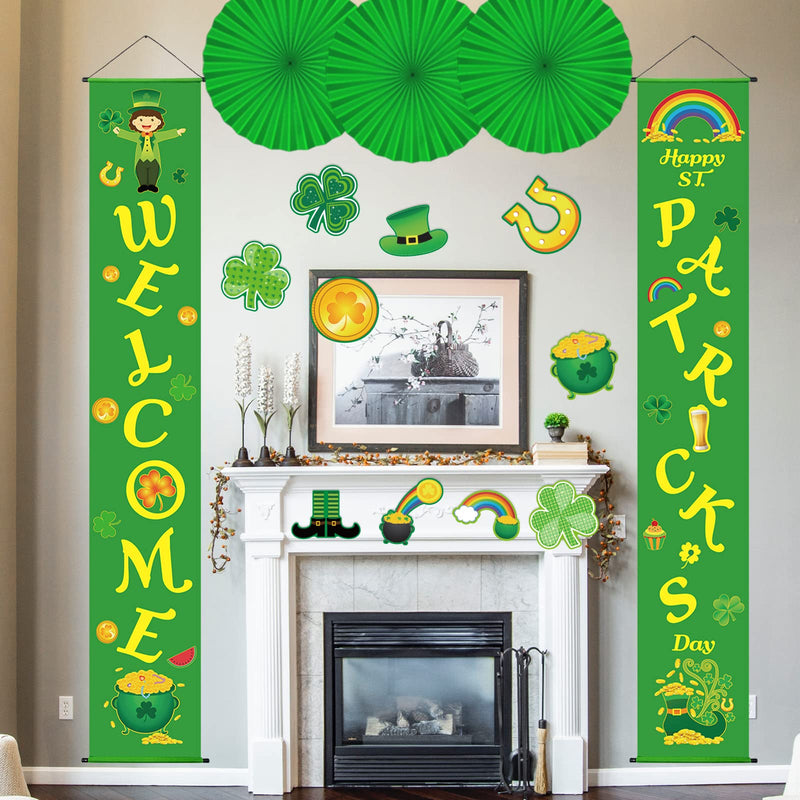 [Australia - AusPower] - 48pcs St. Patrick's Day Cutouts Shamrock Clover Cut-Outs for Classroom Bulletin Board Decorations 